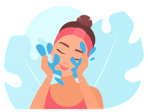 Step 1 - Face Washing